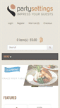 Mobile Screenshot of partysettings.co.uk